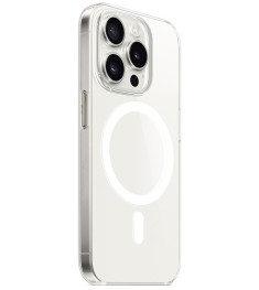 Apple iPhone 16 Pro Max (Transparent) накладка Blueo Crystal+ Anti-Drop MagSafe